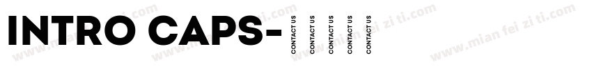 Intro Caps字体转换